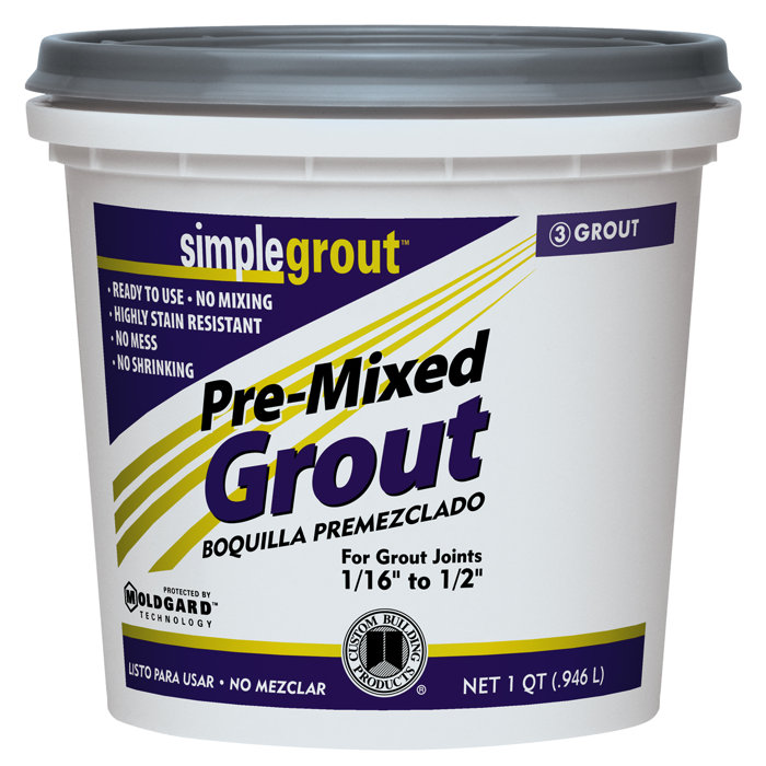 Custom Building Products Pre Mixed Grout 1 Quart in Sandstone Wayfair